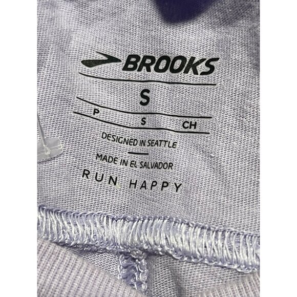 Brooks Have A Run Day Womens Purple Graphic T-Shirt Size S Running Athleisure - Picture 5 of 6